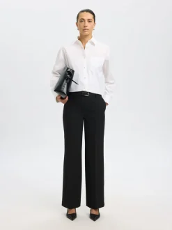 Selected Women Rita Wide Bukser, , 38/L32*Dame Bukser & Leggings