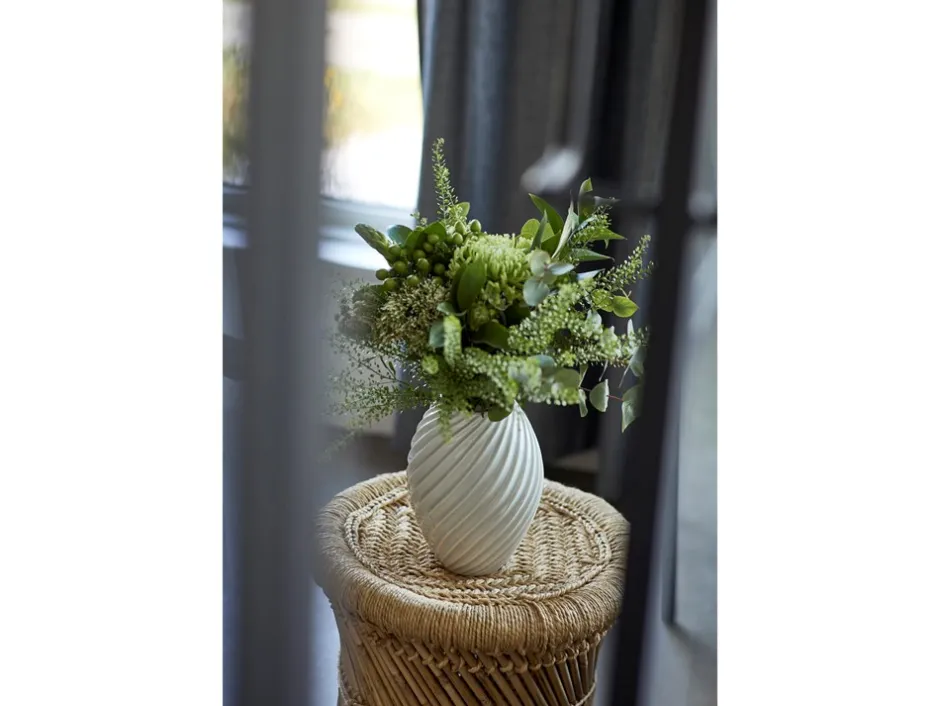 New Morsø River Vase, , 21 cm Hvid