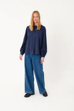 Sale Lollys Laundry RiverLL Skjorte, , S Stripe