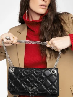 Zadig & Voltaire Rock II Quilted Monogram Clutch,*Dame Clutches