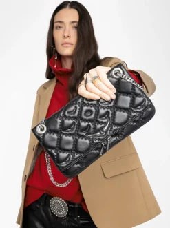 Zadig & Voltaire Rock II Quilted Monogram Clutch,*Dame Clutches