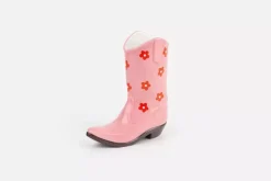 Clearance Doiy Rodeo Cowboy Boot Vase, Lyserød