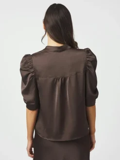 Neo Noir Roella Heavy Sateen Bluse, , 42*Dame Bluser & Skjorter