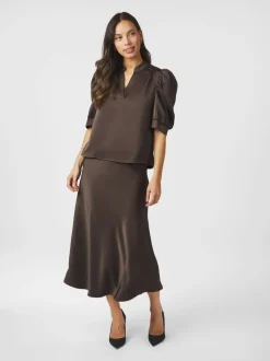 Neo Noir Roella Heavy Sateen Bluse, , 42*Dame Bluser & Skjorter