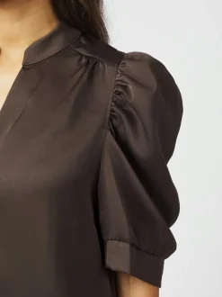 Neo Noir Roella Heavy Sateen Bluse, , 42*Dame Bluser & Skjorter