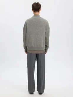 Outlet Annarr Rolf Knit Wool Cardigan, , XXL Medium Grey Melange