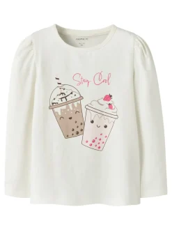 Sale Name It Rollia Bluse, , 116 cm Coconut Milk