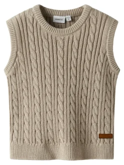 Name It Roman Knit Vest, , 110 cm*Børn Strik & Sweatshirts