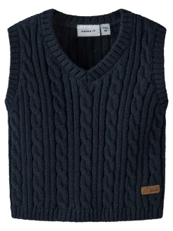Online Name It Roman Strikvest, , 62 cm Navy Blazer