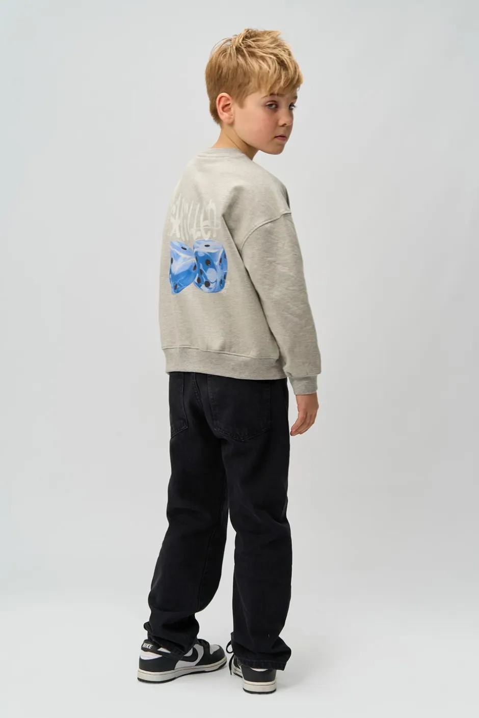 THE NEW Ron Oversize Sweatshirt, , 134-140 cm*Børn Strik & Sweatshirts