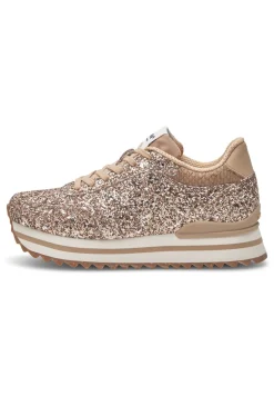 Hot Woden Ronja Plateau Glitter Sneakers, , 38 Multi