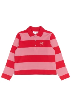 THE NEW Rook Langærmet Pique Polo, , 134-140 cm*Børn T-Shirts & Toppe