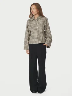 Neo Noir Rosa Checked Skjorte, , 38*Dame Bluser & Skjorter