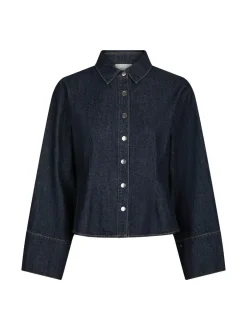 Neo Noir Rosa Denim Skjorte, , 34*Dame Bluser & Skjorter