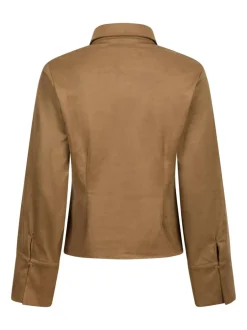 Online Neo Noir Rosa Faux Suede Skjorte, , 36 Cognac