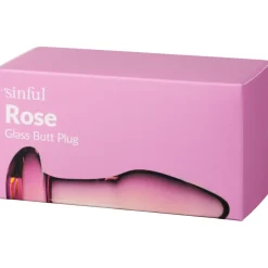 Best Sinful Rosa Glas Butt Plug
