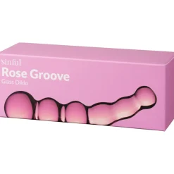 Discount Sinful Rosa Groove Glas Dildo