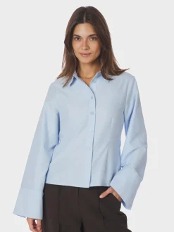 Clearance Neo Noir Rosa Oxford Skjorte, , 36 Light Blue