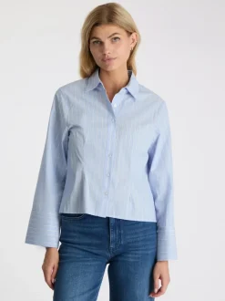 Neo Noir Rosa Stripe Shirt, , 38*Dame Bluser & Skjorter