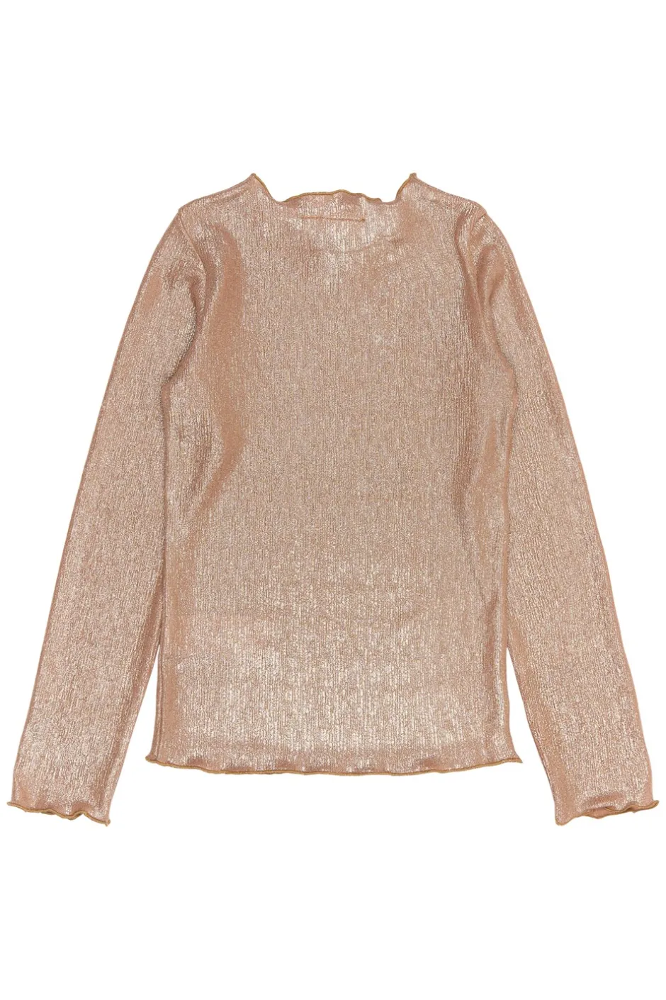 THE NEW Rosalind Langærmet Glitter Bluse, , 134-140 cm*Børn Bluser