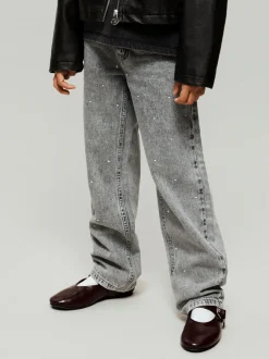 Sale Name It Rose Rhine Jeans, , 140 cm Light Grey Denim