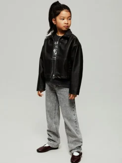 Sale Name It Rose Rhine Jeans, , 140 cm Light Grey Denim
