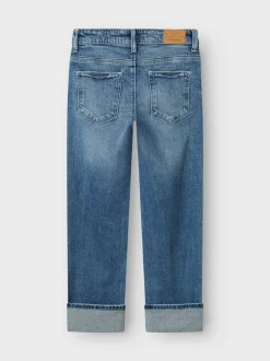 Name It Rose Straight Fold Jeans, , 152 cm*Børn Jeans