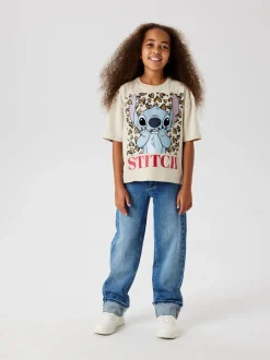 Name It Rose Straight Fold Jeans, , 152 cm*Børn Jeans