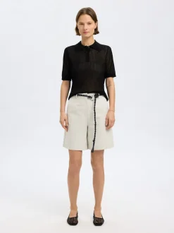 Selected Women Rose Structure Knit Bluse, , M*Dame Strik & Sweatshirts