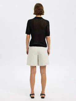 Selected Women Rose Structure Knit Bluse, , M*Dame Strik & Sweatshirts