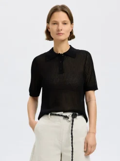 Selected Women Rose Structure Knit Bluse, , M*Dame Strik & Sweatshirts