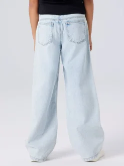 Clearance Name It Rose Wide Jeans, , 152 cm Light Blue Denim