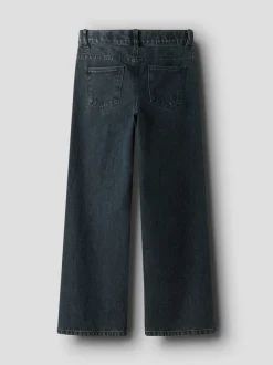 New Name It Rose Wide Rhine Jeans, , 140 cm Dark Midnight Denim