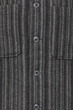 Best Solid Rowe Overshirt, , XXL True Black