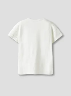Outlet Name It Ruaja Top, , 134-140 cm Bright White