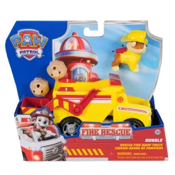 Paw Patrol Rubble Fire Rescue Køretøj*Børn Tog, Biler & Skibe