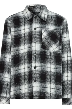 Outlet Solid Ruhi Overshirt, , XL True Black