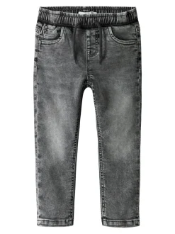 Clearance Name It Ryan Slim Sweat Jeans, , 98 cm Grey Denim