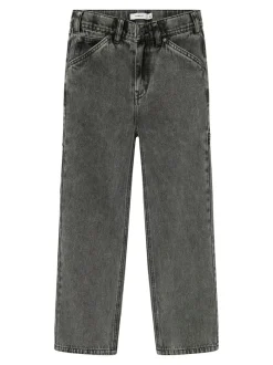Clearance Name It Ryan Straight Jeans, , 134 cm Medium Grey Denim