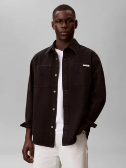 Sale Calvin Klein Jeans 90s Denim Overshirt, , XXL Jackson Black Stone