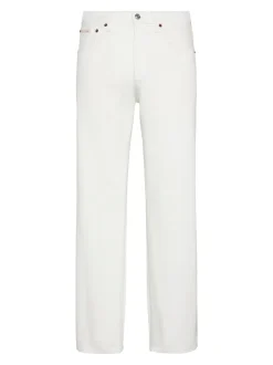 New Calvin Klein Jeans 90s Straigth Jeans, , W36/L32 Chalk White