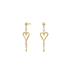 Maanesten Sabi Petite Øreringe, Gold Plated