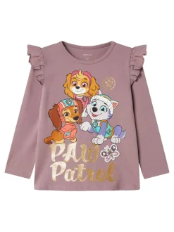 Best Name It Sabine Paw Patrol Bluse, , 110 cm Toadstool