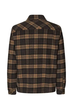 Hot Samsøe Samsøe Sacastor X H Overshirt, , XL Turkish Coffee Ch.
