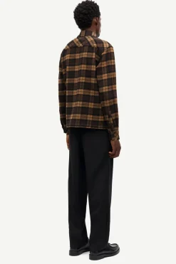 Hot Samsøe Samsøe Sacastor X H Overshirt, , XL Turkish Coffee Ch.