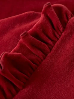 Clearance Lil' Atelier Saga Kjole, , 116 cm Red Dahlia