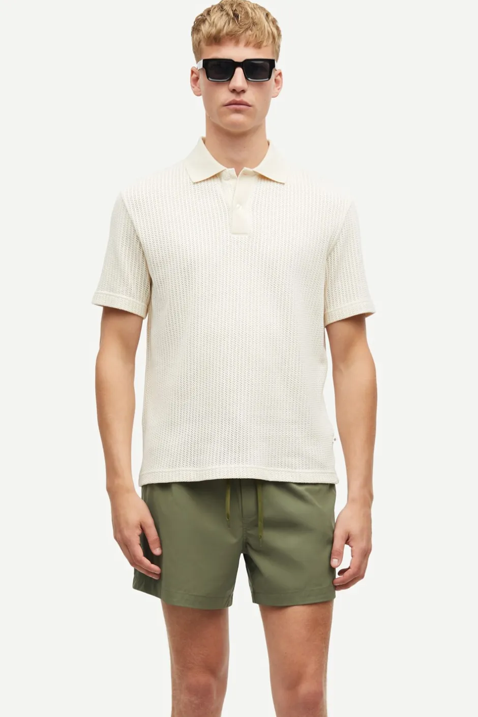 Clearance Samsøe Samsøe Sajase Polo, , L Clear Cream
