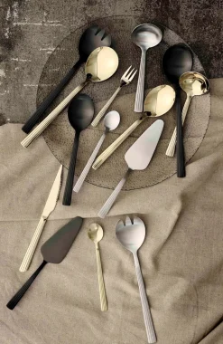 New RAW Salatbestiksæt, Mat Stål