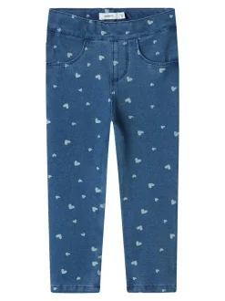 Name It Salli Slim Denim Leggings, , 116 cm*Børn Jeans|Bukser & Leggings