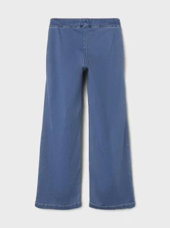 Name It Salli Wide Jeans, , 116 cm Light Blue Denim
